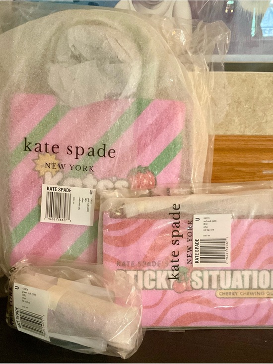kate spade Handbags - NWT Kate Spade 3 Piece Ensemble Pink from the Bubble Gum Collection